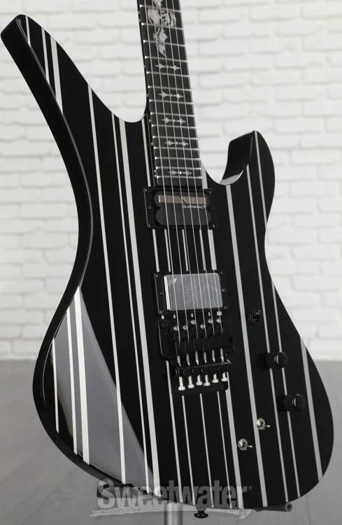 Schecter Synyster Gates Custom-S - Gloss Black with Silver Stripes